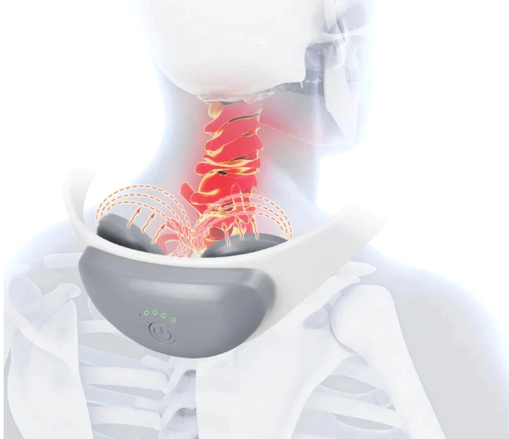 Massageador Cervical Colar Relaxamento Pescoço Elétrico Sem Fio