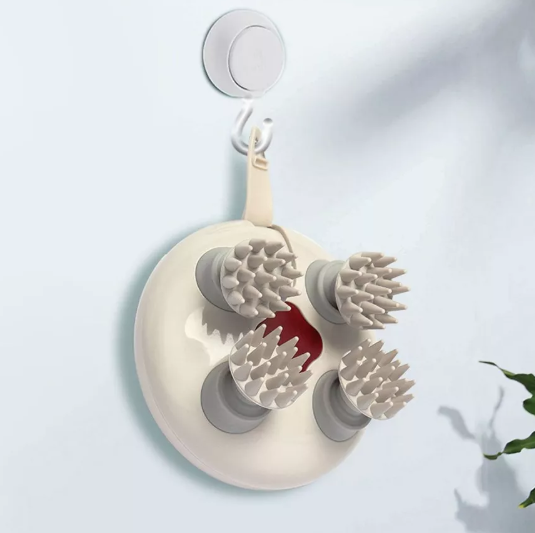 Massageador Elétrico de Cabeça e Couro Cabeludo Relaxante - Recarregável