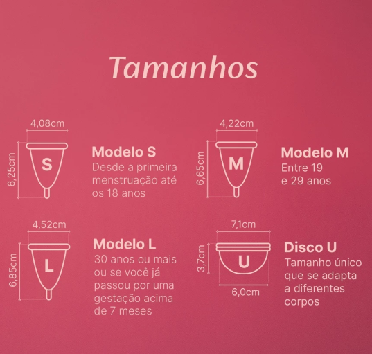 Coletor Menstrual Yuper 𝟭𝟮 𝗛𝗼𝗿𝗮𝘀 de Proteção