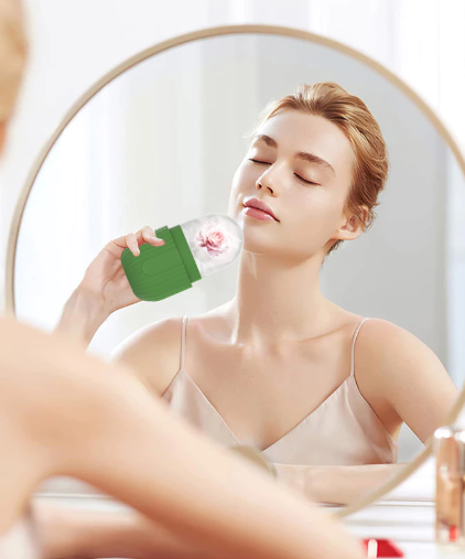 Rolo Facial de Gelo - Massageador de Inchaço - Reutilizável e à Prova de vazamentos
