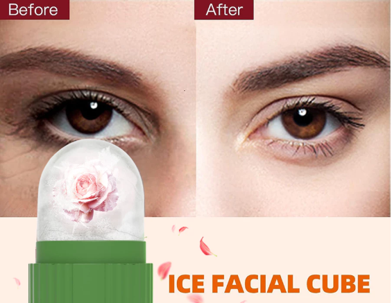 Rolo Facial de Gelo - Massageador de Inchaço - Reutilizável e à Prova de vazamentos