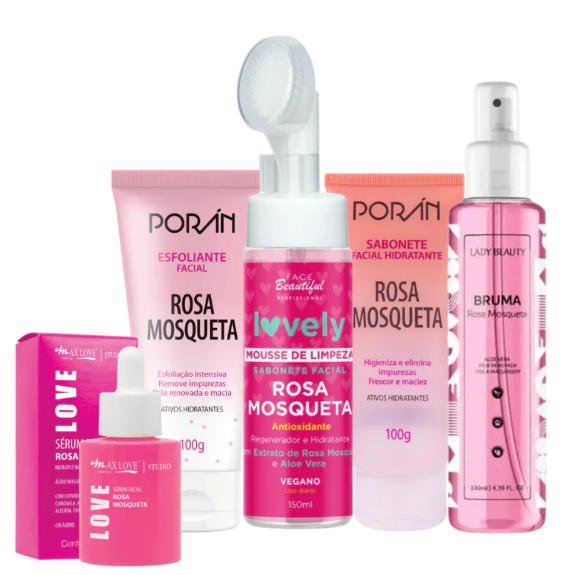 Kit Especial Skin Care limpeza de pele e hidratação - Rosa Mosqueta