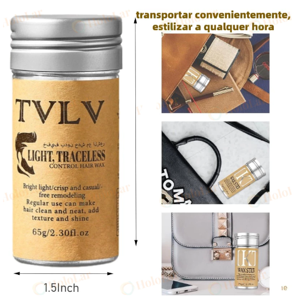 Bastão de Cera para Cabelo Anti-Frizz Frizzy Hair Tidying