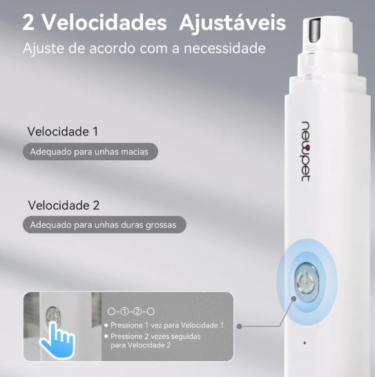 Cortador e Lixa de Unhas para Pets 2 em 1 – Newpet