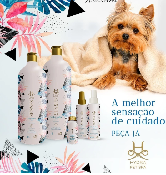 leite Hidratante Pet Hydra Pet Spa Senses – Pelagem Macia e Brilhante
