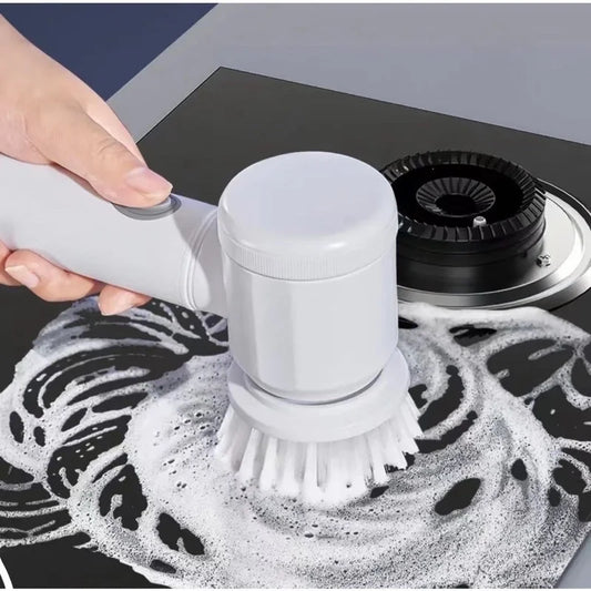 Escova de limpeza elétrica 5 em 1 sem fio multifuncional limpador prático para cozinha, banheiro prático