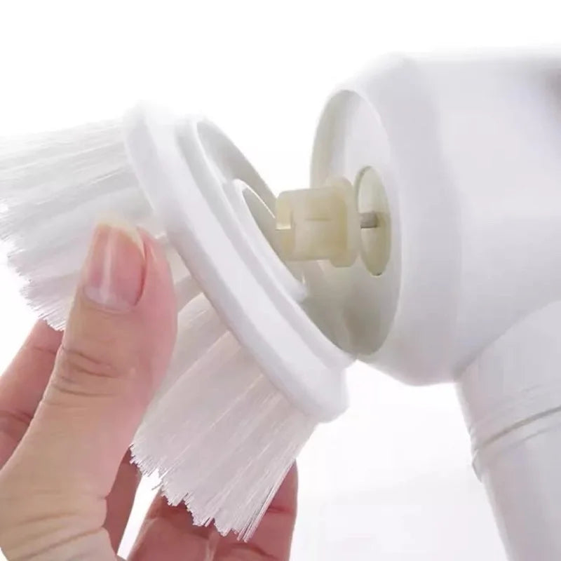 Escova de limpeza elétrica 5 em 1 sem fio multifuncional limpador prático para cozinha, banheiro prático