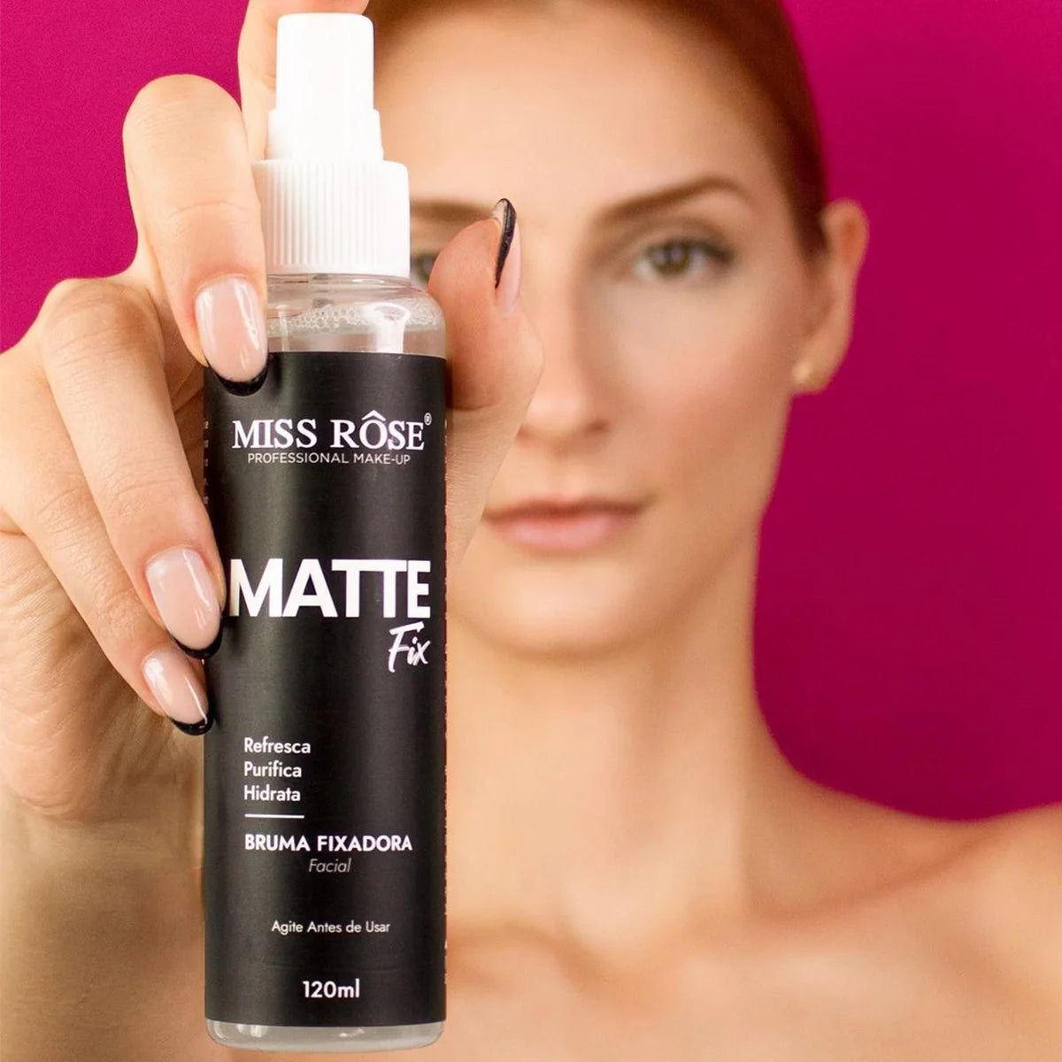 Bruma Fixadora Matte Fix 120ml - Miss Rôse
