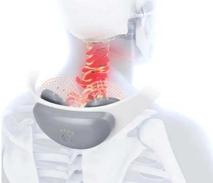 Massageador Cervical Colar Relaxamento Pescoço Elétrico Sem Fio