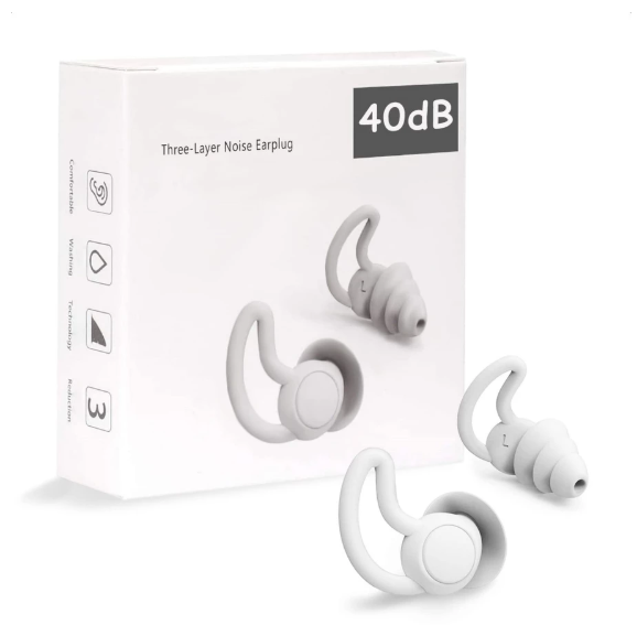Tampão de Ouvido Protetor Auricular Antirúido Abafador para Dormir