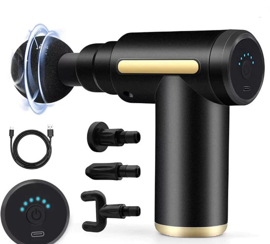 Massageador Elétrico Alta Frequência Profissional Muscular - pistola