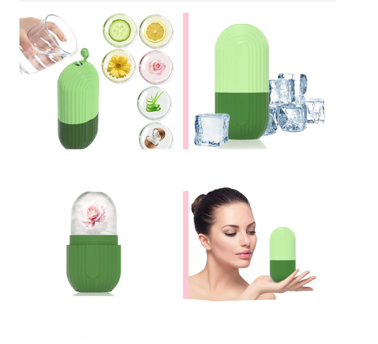 Rolo Facial de Gelo - Massageador de Inchaço - Reutilizável e à Prova de vazamentos