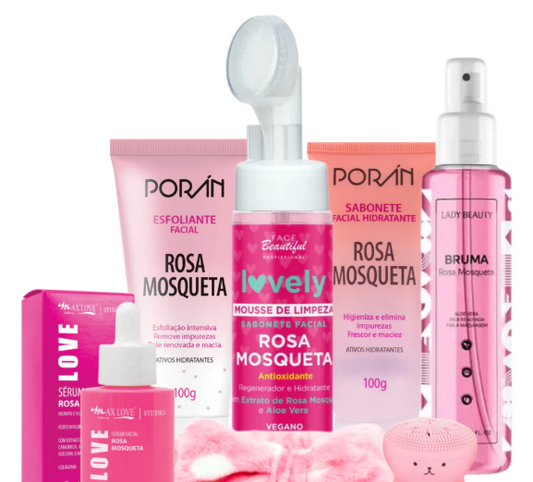 Kit Especial Skin Care limpeza de pele e hidratação - Rosa Mosqueta