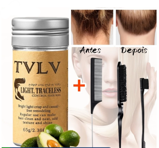 Bastão de Cera para Cabelo Anti-Frizz Frizzy Hair Tidying
