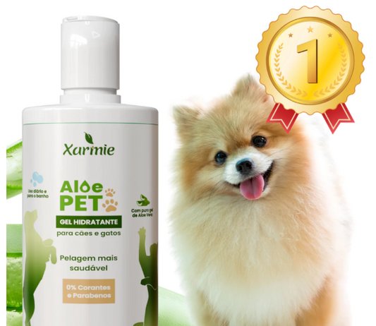 Melhor tratamento para coceira e dermatite Pet - Aloe vera