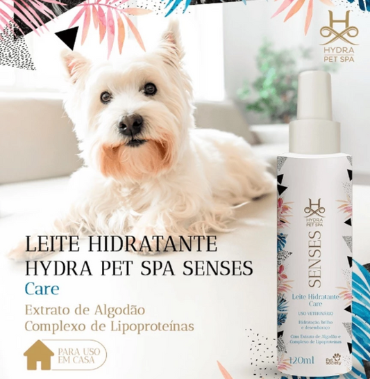 leite Hidratante Pet Hydra Pet Spa Senses – Pelagem Macia e Brilhante