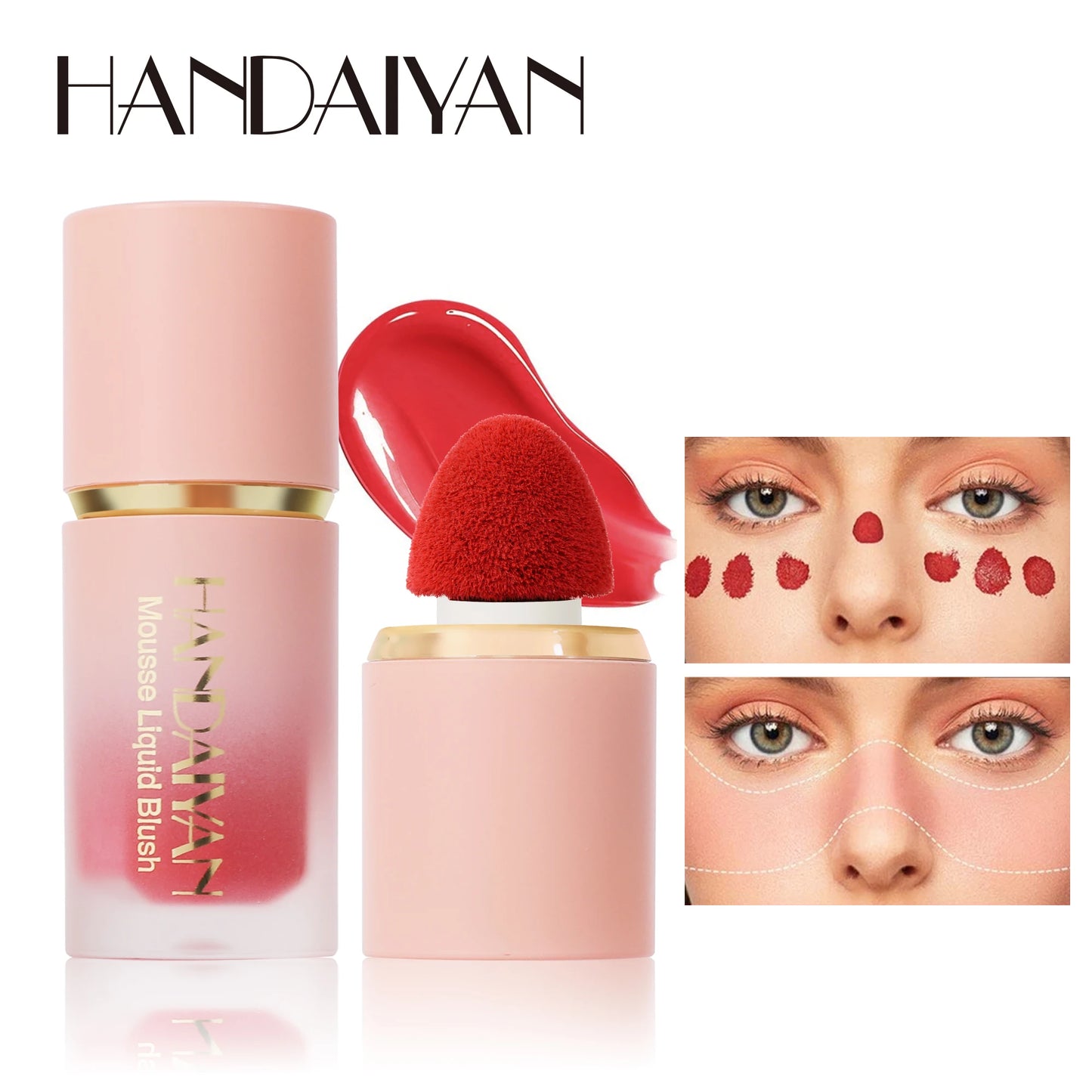 Blush líquido efeito Mousse