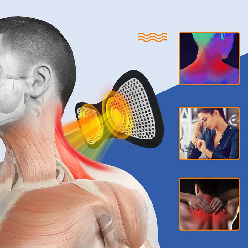 Tapete massageador de pés inteligente + 2 massageadores portáteis adaptáveis a outras partes do corpo