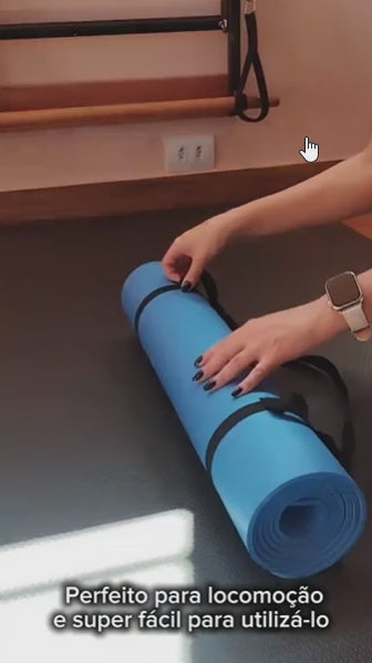 Tapete Yoga Mat Colchonete Tatame 1,70mx55cmx5mm Exercício em Casa